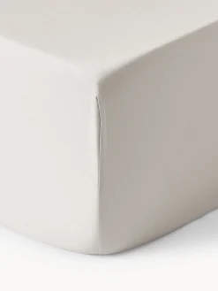 Lenzuolo con angoli boxspring in raso di cotone Comfort