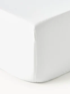 Lenzuolo con angoli boxspring in raso di cotone Premium