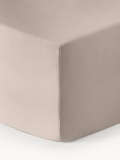 Lenzuolo con angoli boxspring in flanella Biba