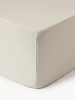 Lenzuolo con angoli boxspring in lino lavato Airy
