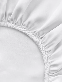 Lenzuolo con angoli in raso di cotone Comfort