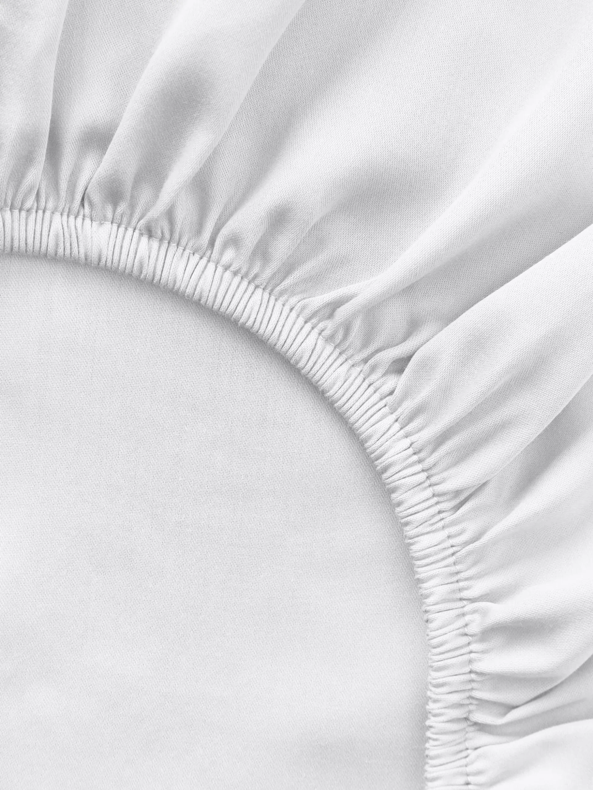 Lenzuolo con angoli in raso di cotone Comfort