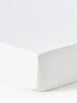 Lenzuolo con angoli topper in raso di cotone Premium