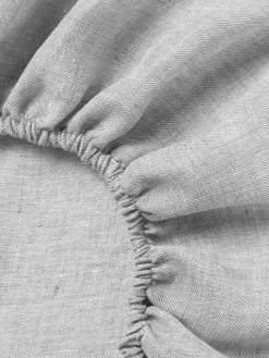 Lenzuolo con angoli topper in lino Linna