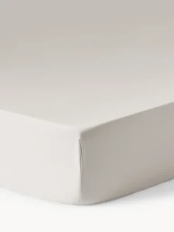 Lenzuolo con angoli topper in raso di cotone Comfort