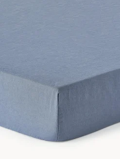 Lenzuolo con angoli topper in lino lavato Airy