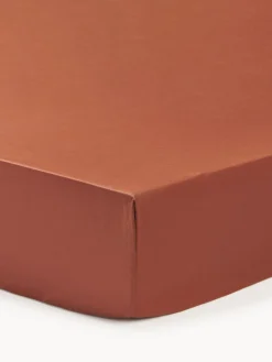 Lenzuolo con angoli topper in raso di cotone Premium