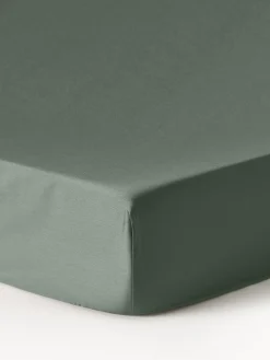 Lenzuolo con angoli topper in raso di cotone Premium