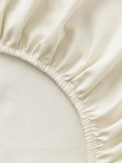 Lenzuolo con angoli topper in raso di cotone Premium