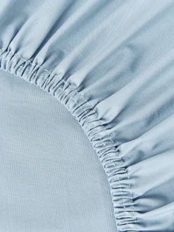 Lenzuolo con angoli topper in cotone percalle Elsie