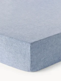 Lenzuolo con angoli topper in lino Linna