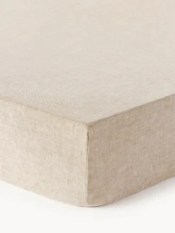 Lenzuolo con angoli topper in lino Linna