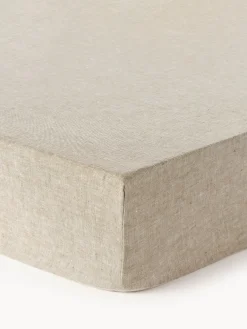 Lenzuolo con angoli topper in lino Linna