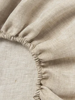 Lenzuolo con angoli topper in lino Linna