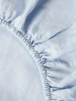 Lenzuolo con angoli topper in lino lavato Airy