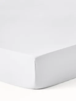 Lenzuolo con angoli topper in raso di cotone Comfort
