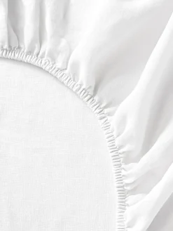 Lenzuolo con angoli topper in lino lavato Airy