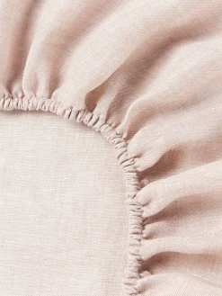 Lenzuolo con angoli topper in lino Linna