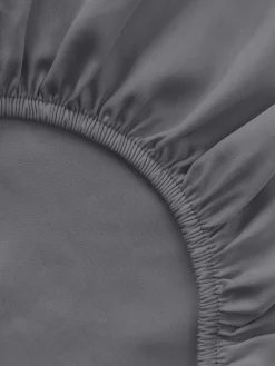 Lenzuolo con angoli topper in raso di cotone Comfort