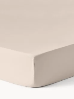 Lenzuolo con angoli topper in raso di cotone Comfort