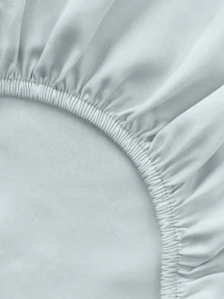 Lenzuolo con angoli topper in raso di cotone Comfort