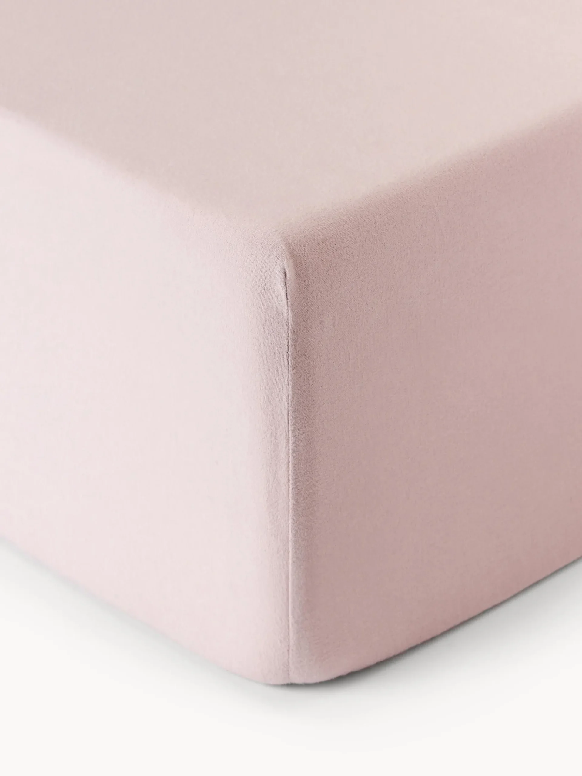 Lenzuolo con angoli boxspring in flanella Biba