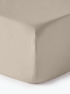 Lenzuolo con angoli boxspring in lino lavato Airy