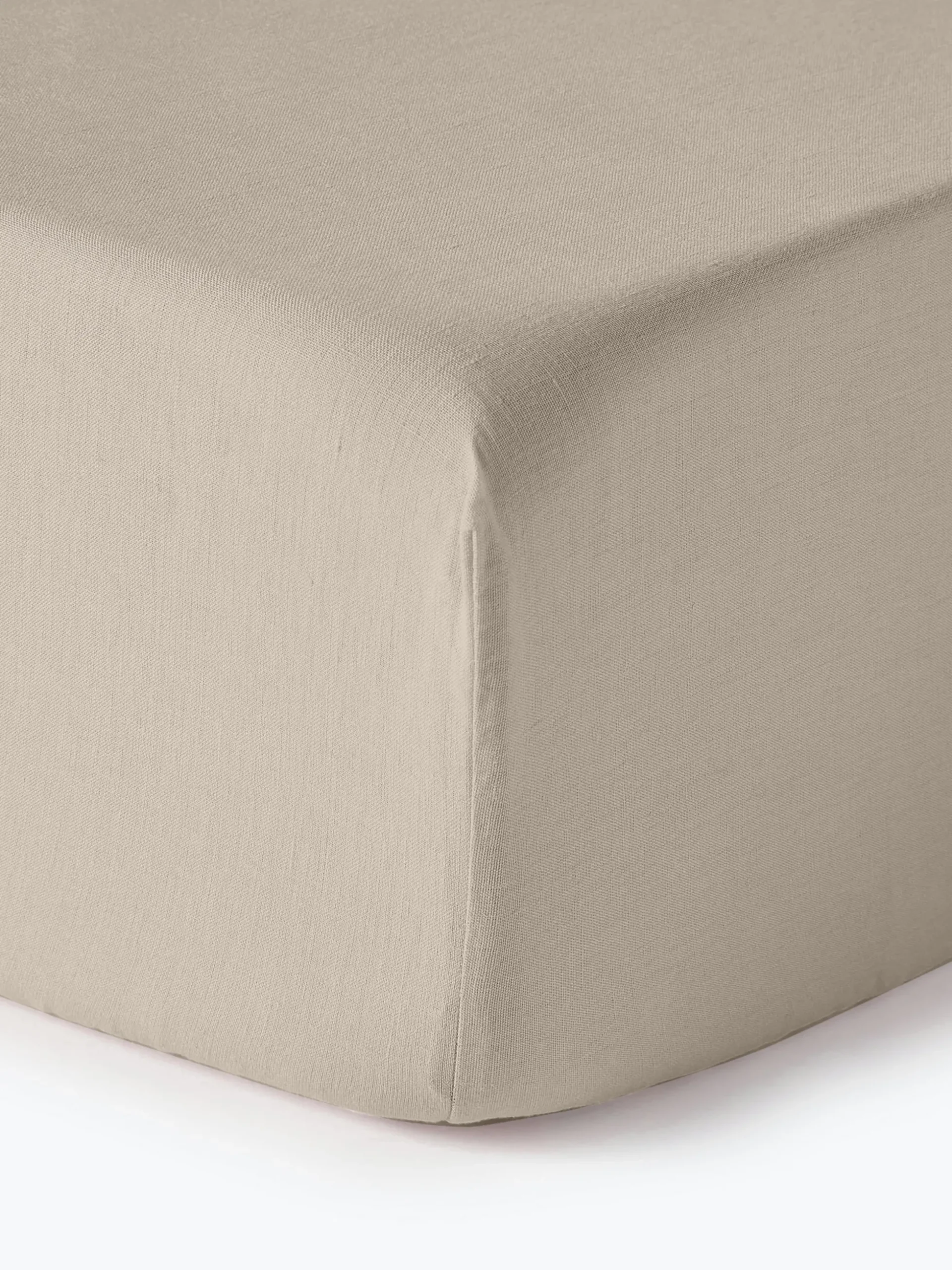 Lenzuolo con angoli boxspring in lino lavato Airy