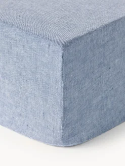 Lenzuolo con angoli boxspring in lino Linna