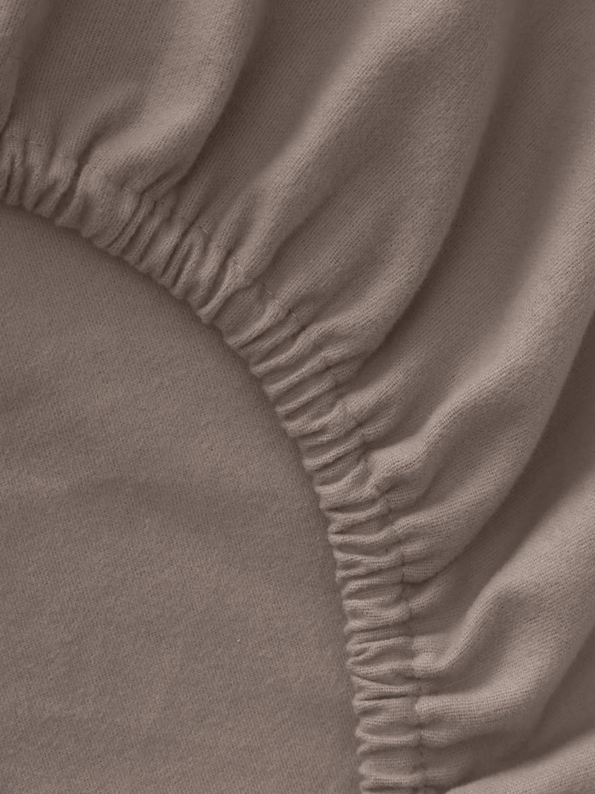 Lenzuolo con angoli boxspring in flanella Biba