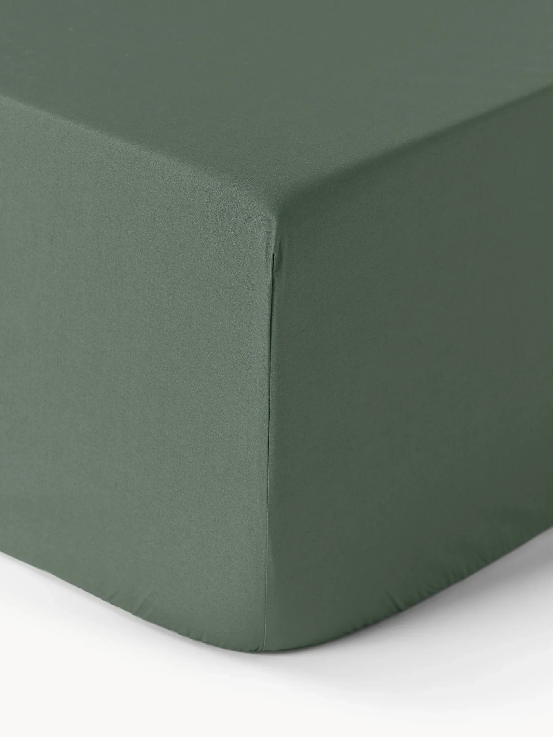 Lenzuolo con angoli boxspring in cotone percalle Elsie