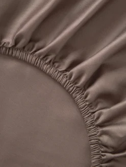 Lenzuolo con angoli in raso di cotone Comfort