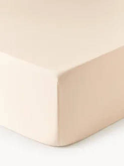 Lenzuolo con angoli in raso di cotone Premium
