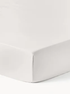Lenzuolo con angoli topper in raso di cotone Premium