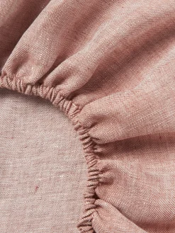 Lenzuolo con angoli topper in lino Linna