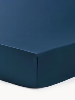 Lenzuolo con angoli topper in raso di cotone Premium