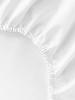 Lenzuolo con angoli topper in cotone percalle Elsie