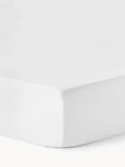 Lenzuolo con angoli topper in cotone percalle Elsie