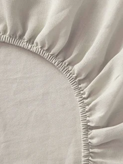 Lenzuolo con angoli topper in lino lavato Airy