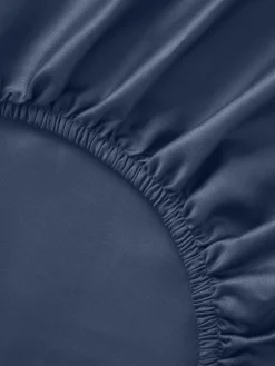 Lenzuolo con angoli topper in raso di cotone Comfort