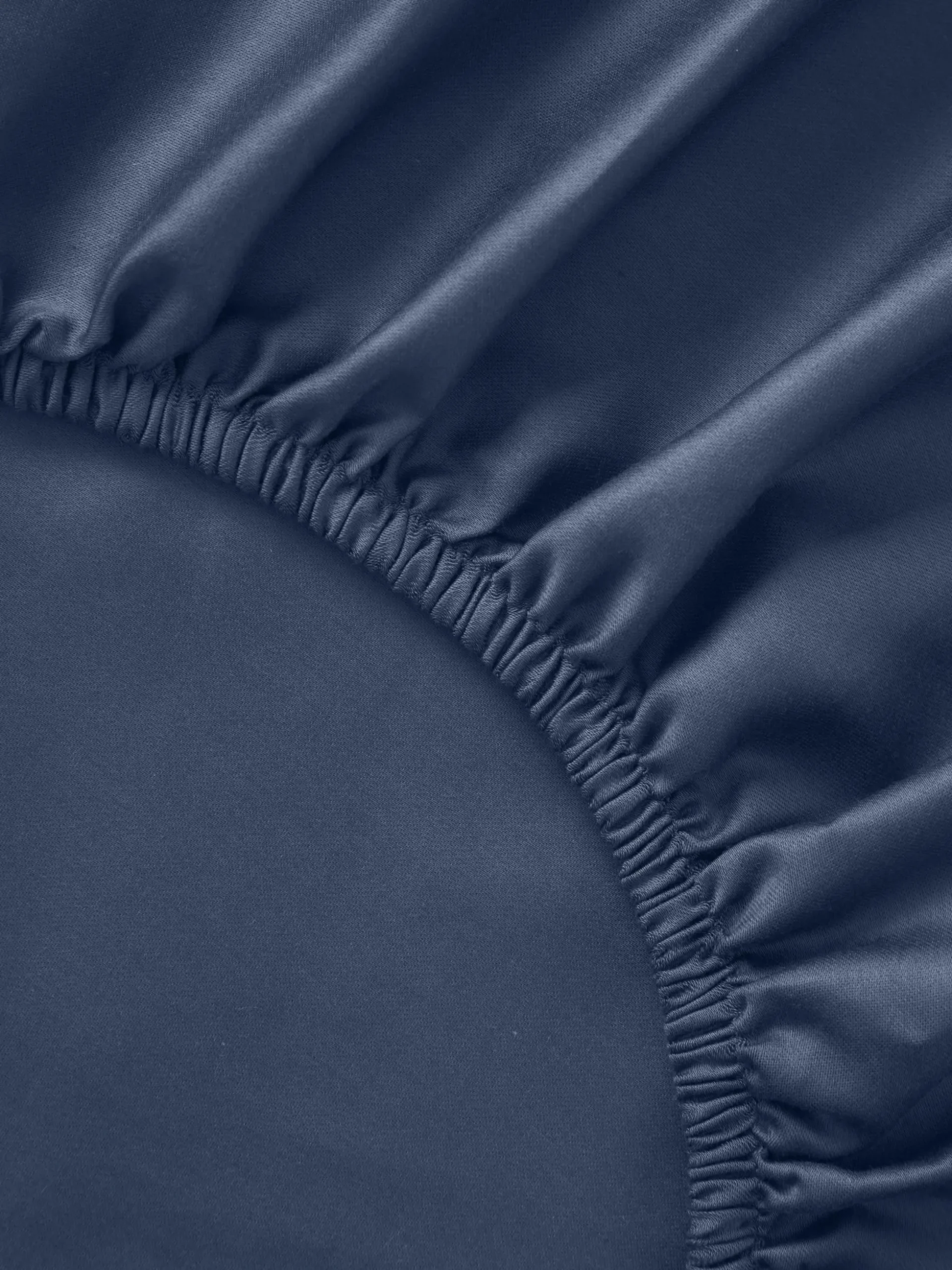 Lenzuolo con angoli topper in raso di cotone Comfort