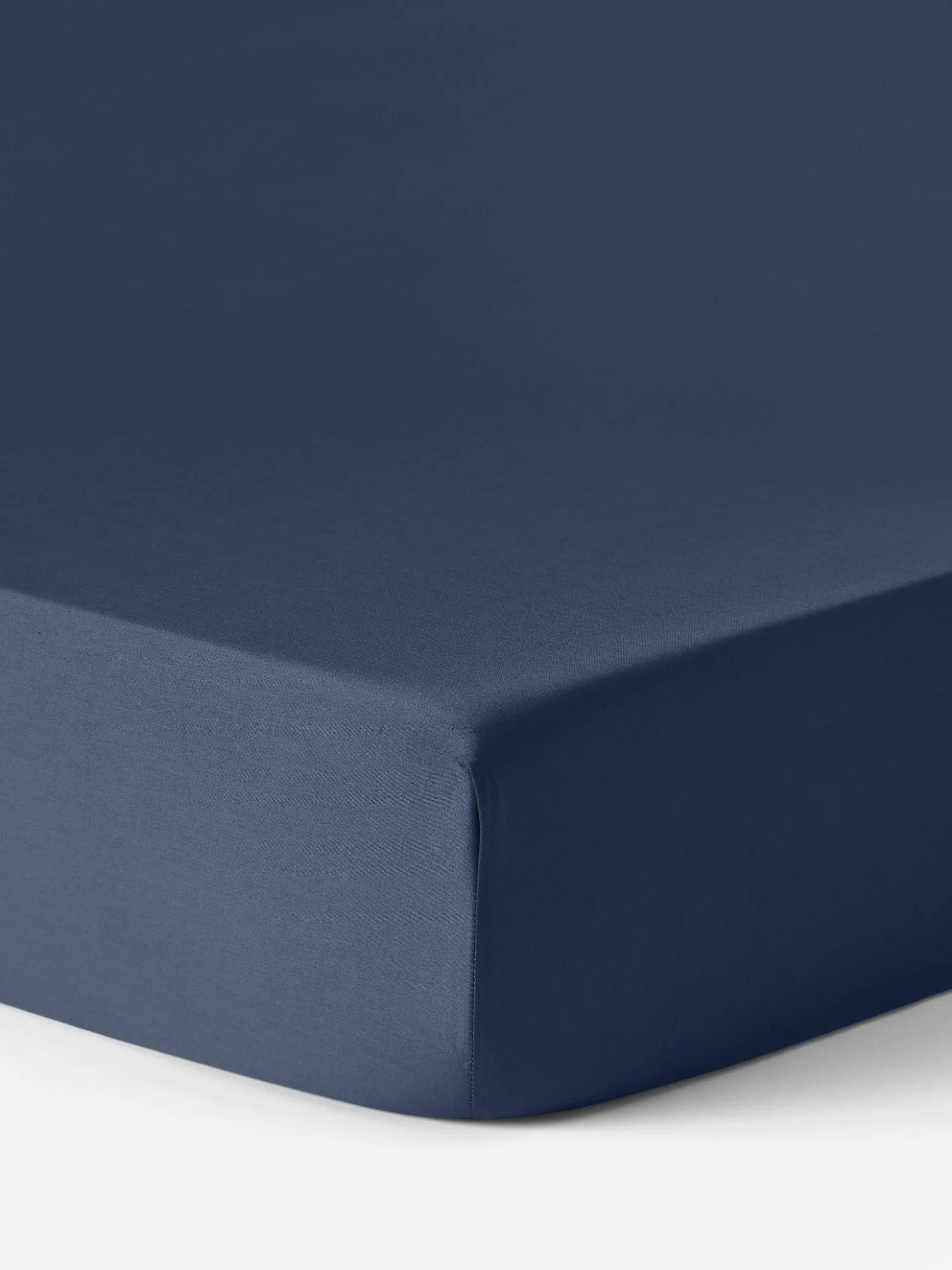 Lenzuolo con angoli topper in raso di cotone Comfort
