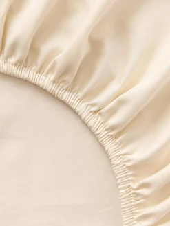 Lenzuolo con angoli topper in raso di cotone Premium