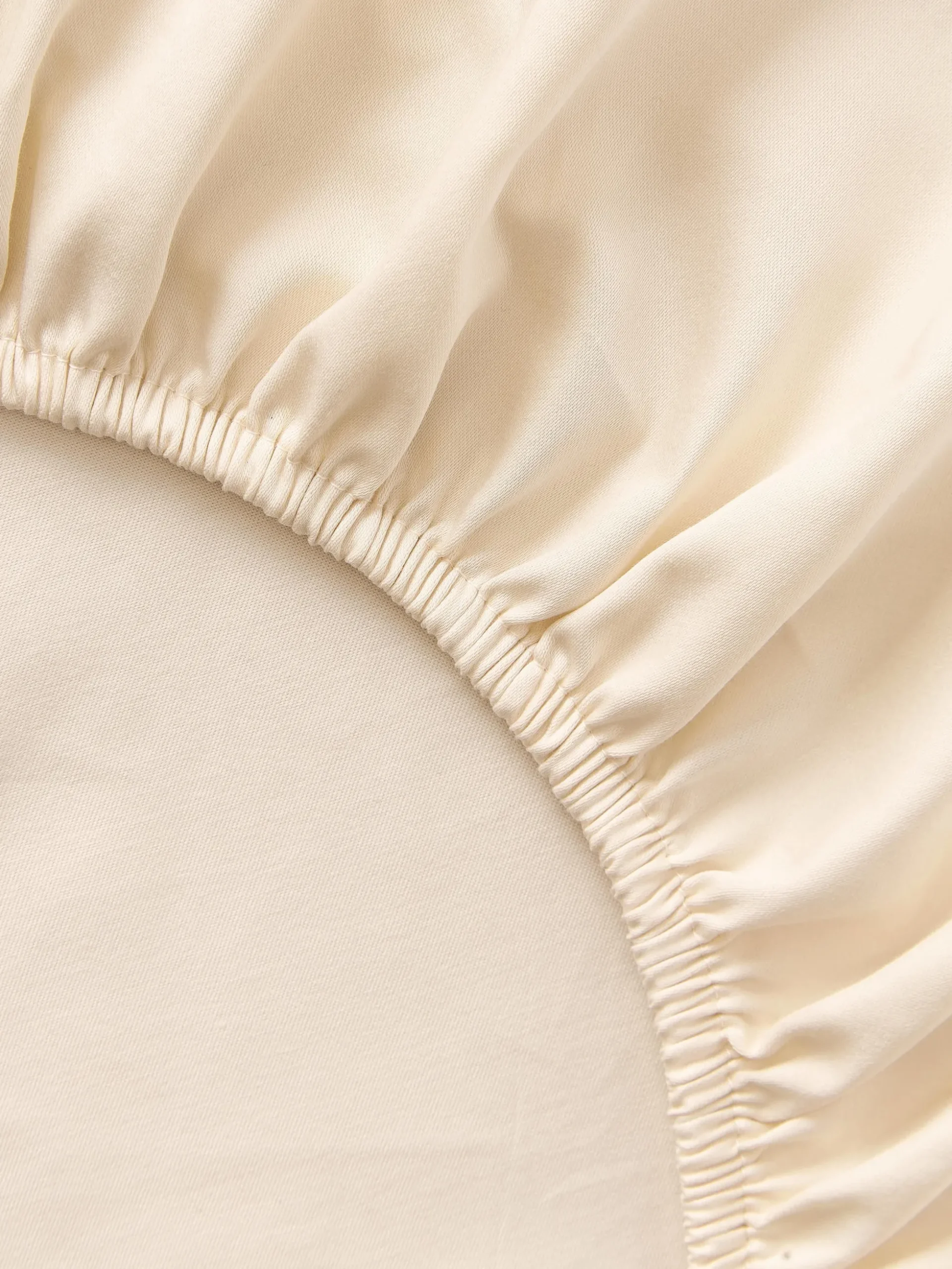 Lenzuolo con angoli topper in raso di cotone Premium