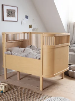 Lettino estensibile in faggio Baby & Jr., 70 x 110/150 cm