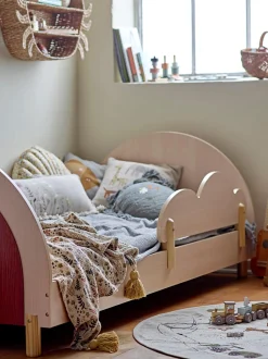 Lettino in legno per bambini con spondine rimovibili Charli, 90 x 200 cm