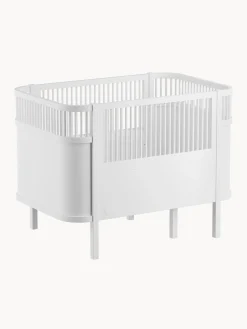 Lettino per bambini allungabile in legno di betulla Baby & Jr., 70 x 110/150 cm