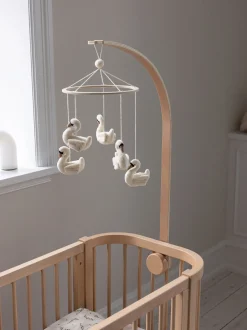 Lettino per bambini in faggio Nighty, 91 x alt. 80 cm