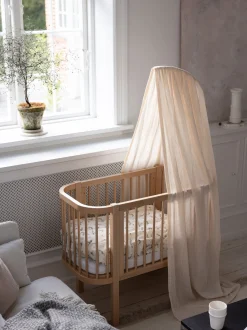 Lettino per bambini in faggio Nighty, 91 x alt. 80 cm