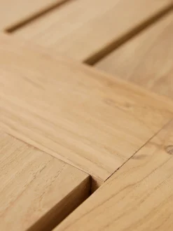 Lettino da giardino in legno di teak Botanical